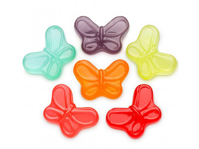 Mini Gummi Butterflies 4/5lb